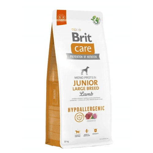 Brit Care Dog Hypoallergenic Junior Large Breed, jagnięcina i ryż