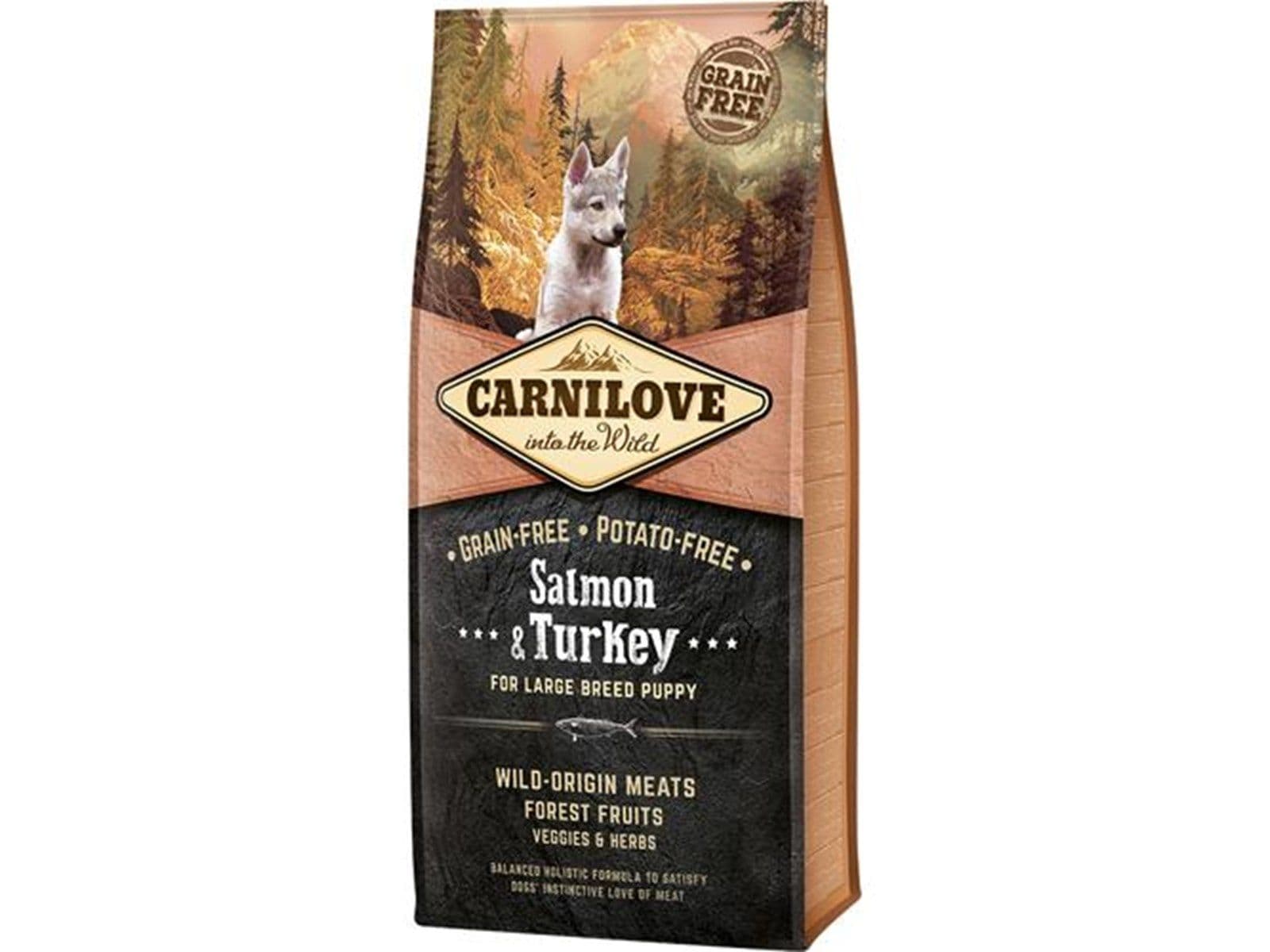 Carnilove Large Puppy Salmon and Turkey, łosoś i indyk