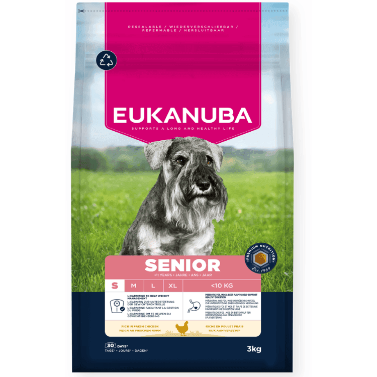 Eukanuba Caring Senior Small Breed, kurczak