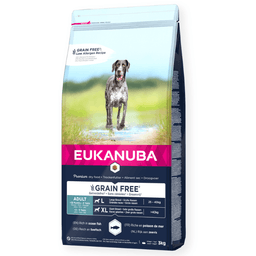 Eukanuba Grain Free Adult Large Dogs, ryby oceaniczne
