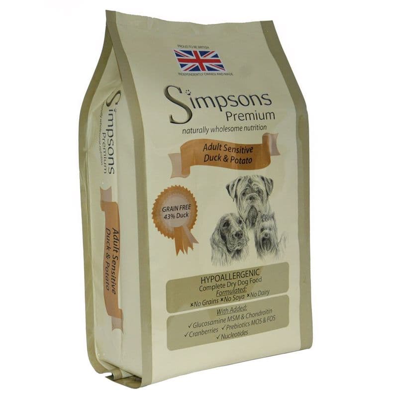 Simpsons Premium Sensitive Adult Duck & Potato