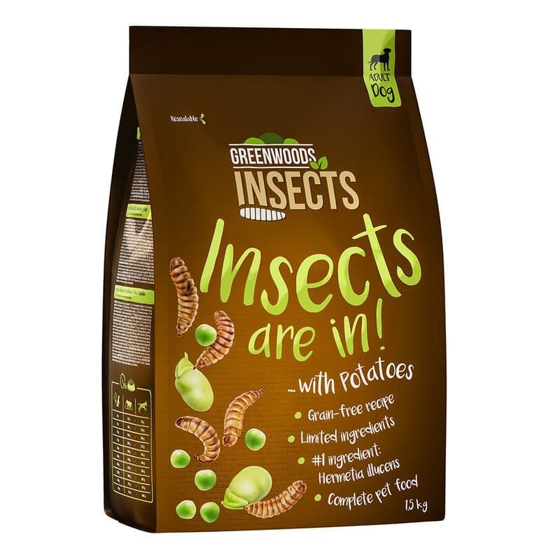 Greenwoods Insects, insekty z ziemniakami, grochem i bobem