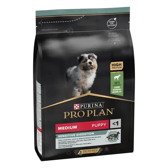 PURINA PRO PLAN Medium Puppy Sensitive Digestion, jagnięcina i ryż