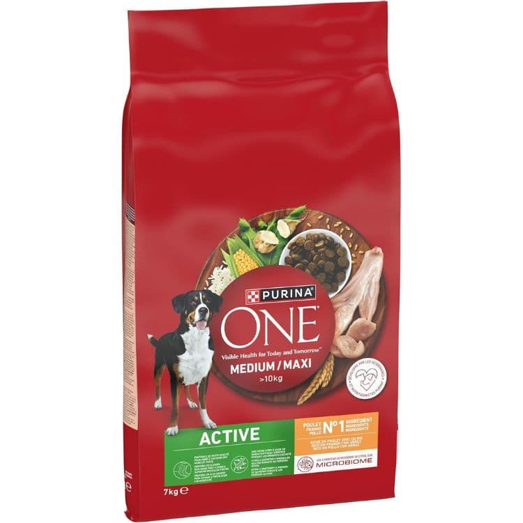 Purina One Medium/Maxi Active, kurczak