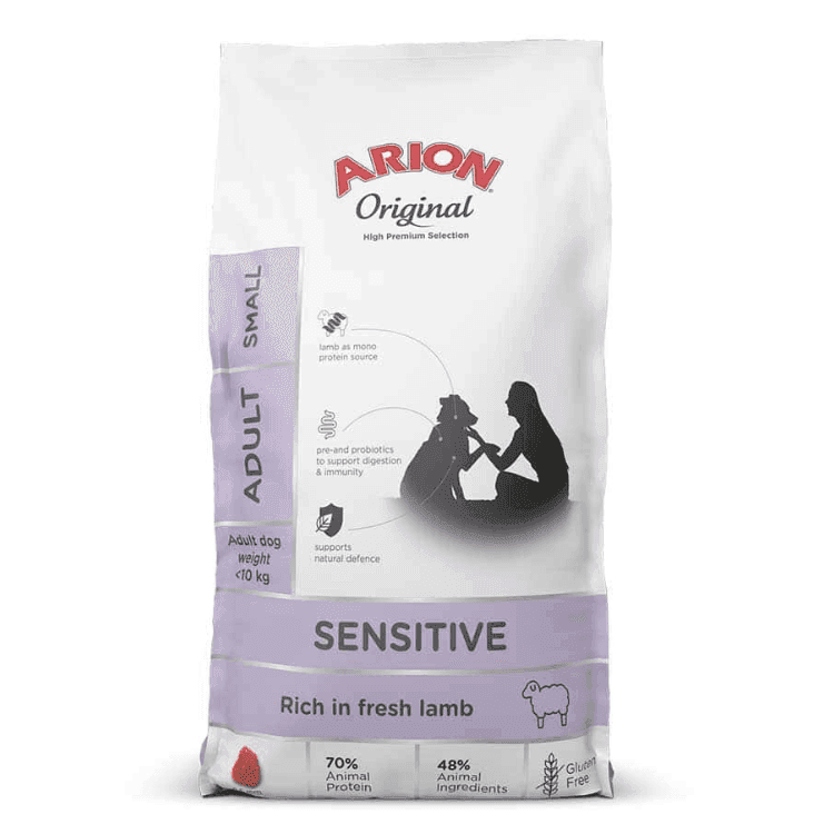 Arion Original Sensitive Adult Small Breed, jagnięcina i ryż