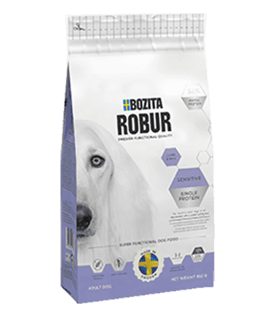 Bozita Robur Sensitive Single Protein, jagnięcina i ryż