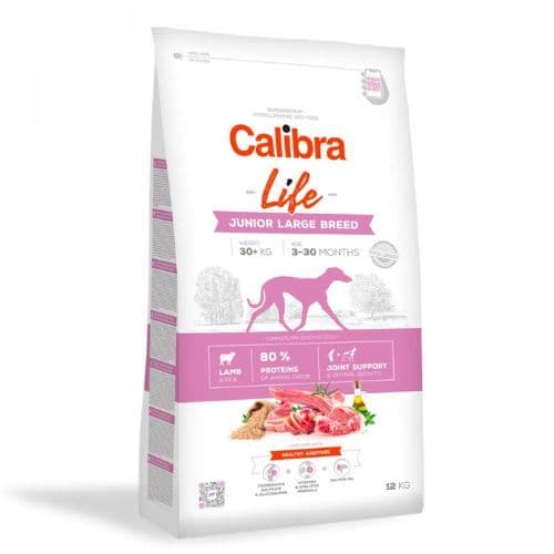 Calibra Dog Life Junior Jagnięcina dla psów dużych ras