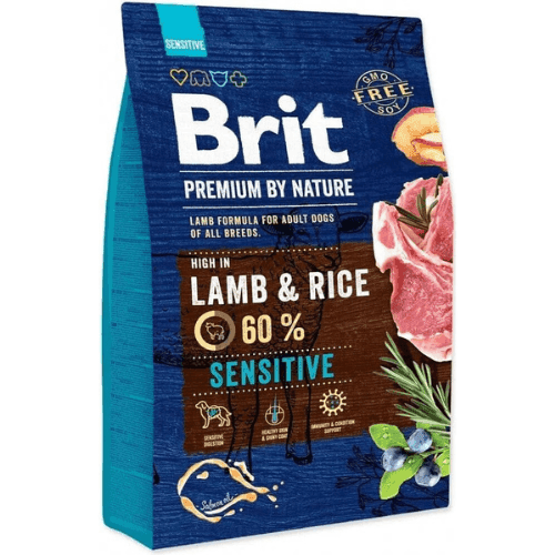 Brit Premium By Nature Sensitive Lamb, jagnięcina z ryżem