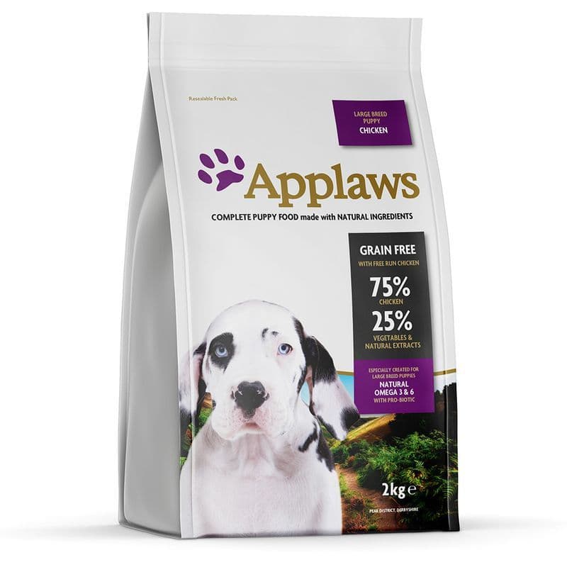 Applaws Puppy dla dużych ras, kurczak