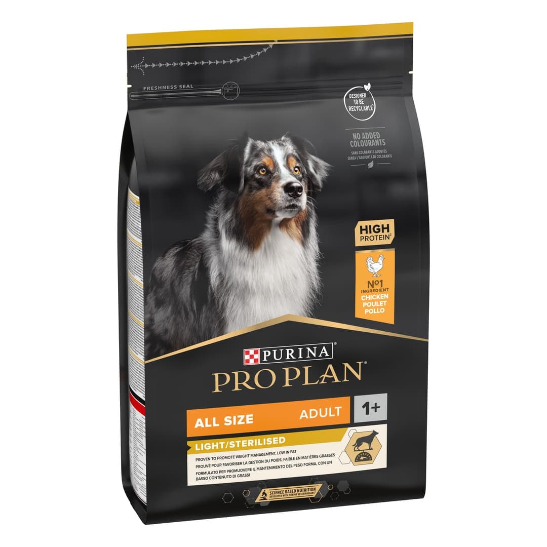 PURINA PRO PLAN All Sizes Adult Light/Sterilised, kurczak i ryż