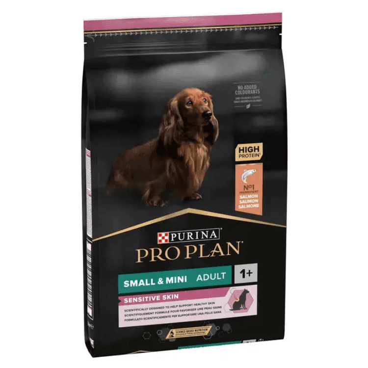 PURINA PRO PLAN Small & Mini Adult Sensitive Skin, łosoś i ryż
