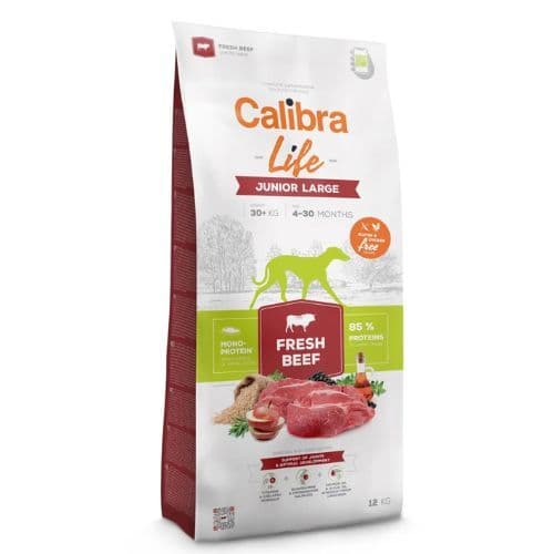 Calibra Life Junior Large Breed, ze świeżą wołowiną